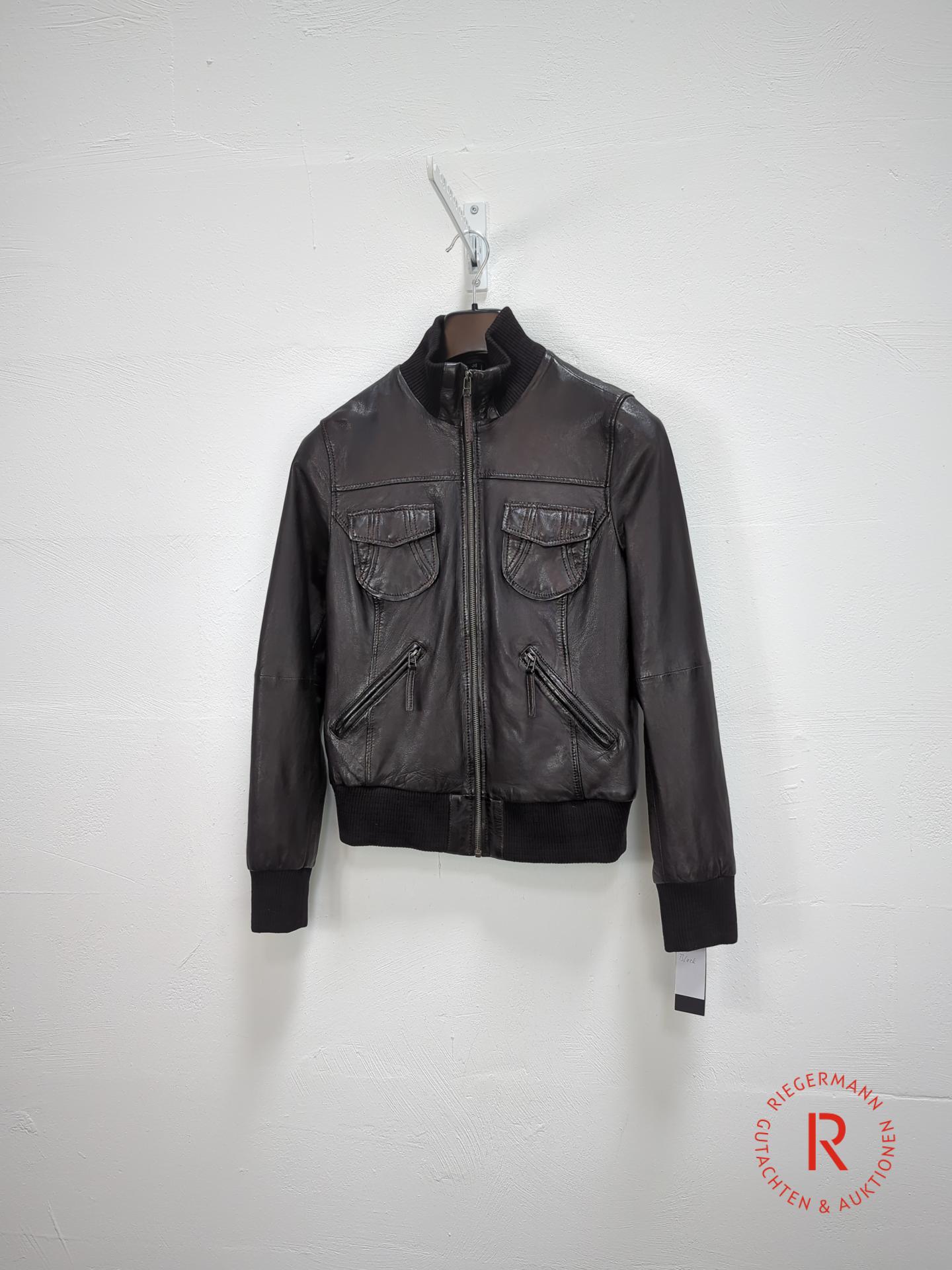 DAMEN LEDERJACKE GRÖSSE 38